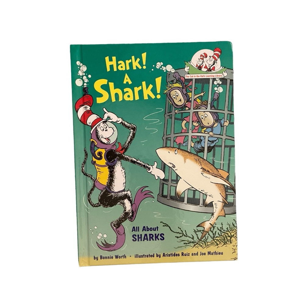 Hardcover Hark! A Shark! All About Sharks Cat in the Hat Children’s Book